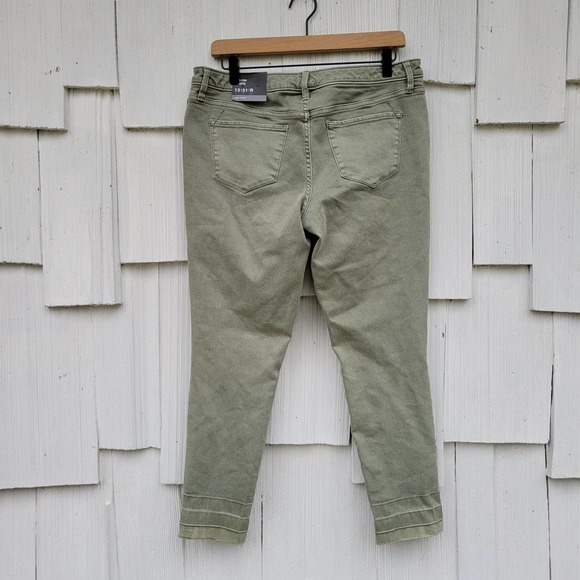 Mossimo Supply Co Olive Mid Rise Jegging 12 - Picture 6 of 8